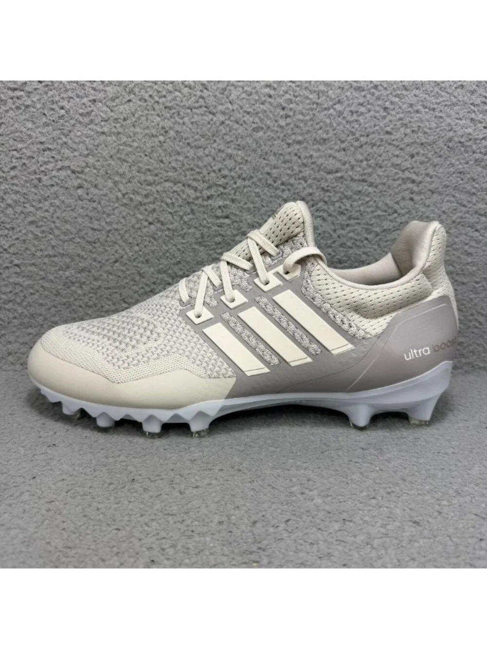 Adidas UltraBoost Cleats Mens 12.5 Shoes Cream Chalk 1.0 Football Talc Granite